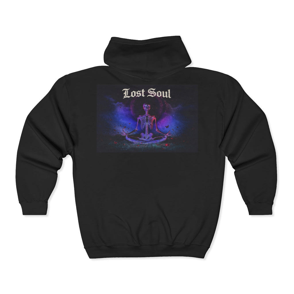 Lost Soul-Full Zip Hooded Sweatshirt