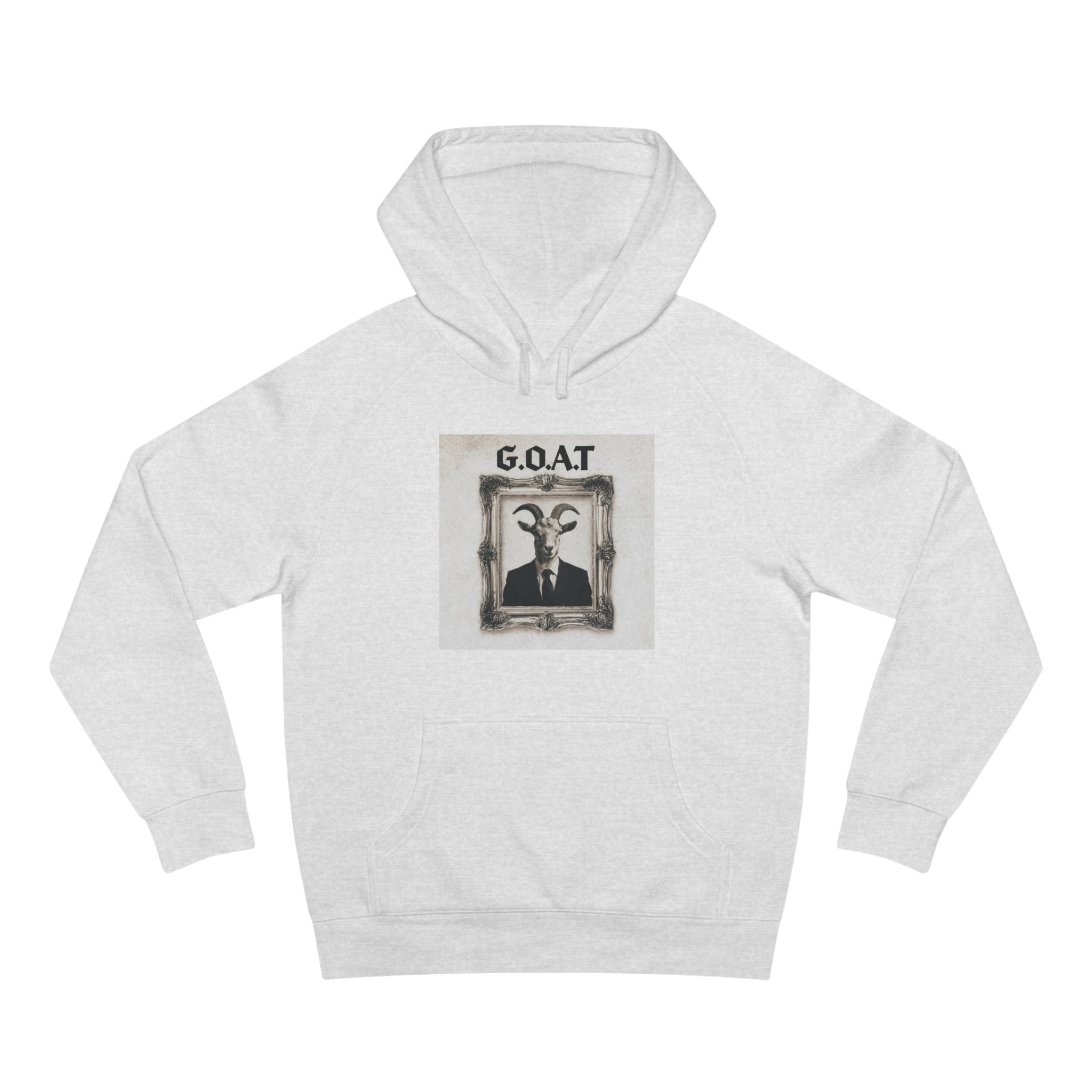 G.O.A.T. Portrait Hoodie — Vintage Goat Art Pullover