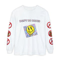 Don't Do Drugs Long Sleeve T-Shirt — Anti-Drug Graphic Tee with Smiley Design
