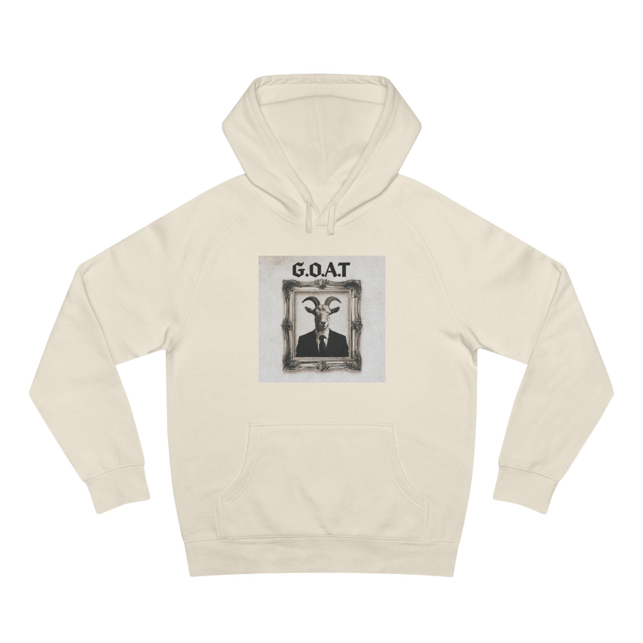 G.O.A.T. Portrait Hoodie — Vintage Goat Art Pullover