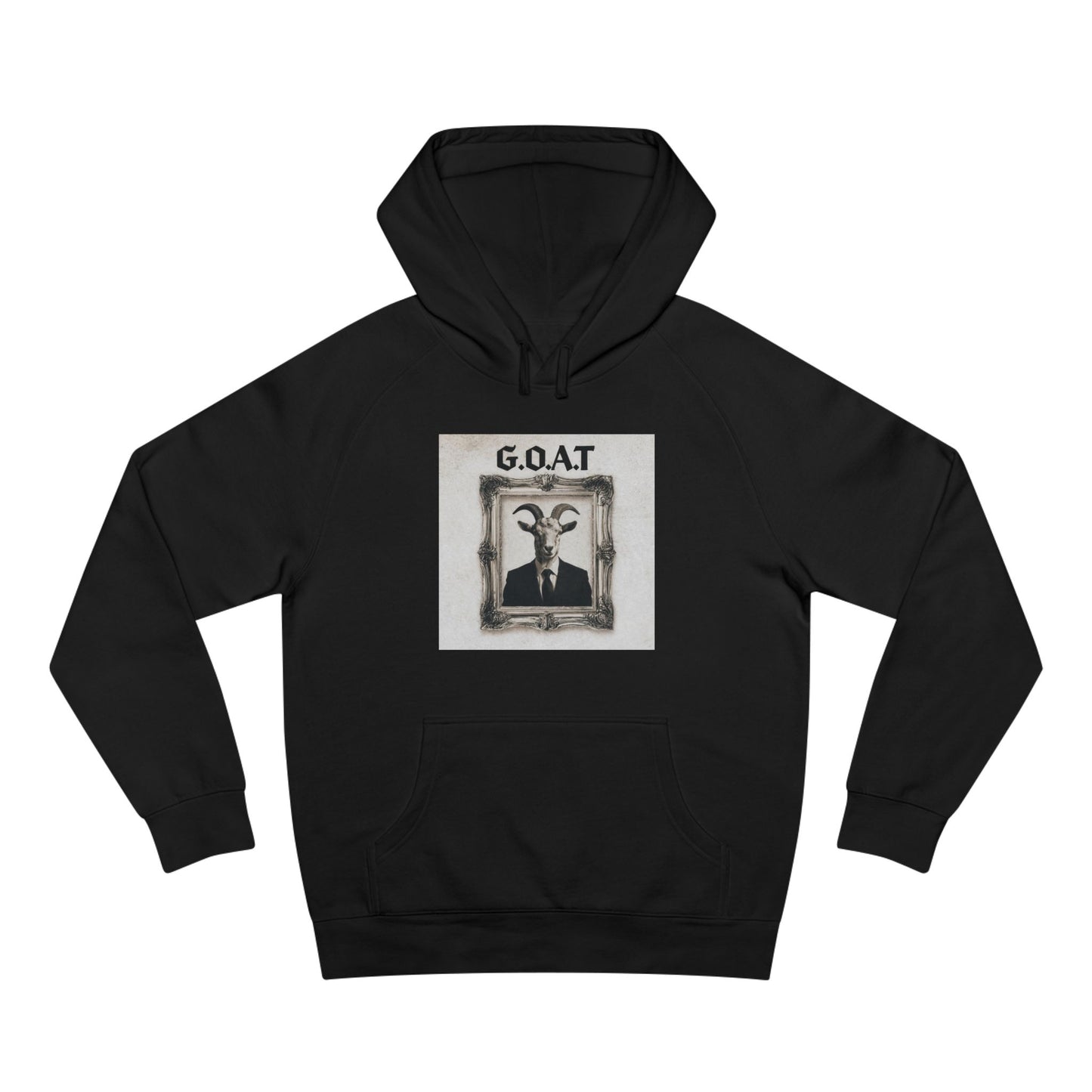 G.O.A.T. Portrait Hoodie — Vintage Goat Art Pullover