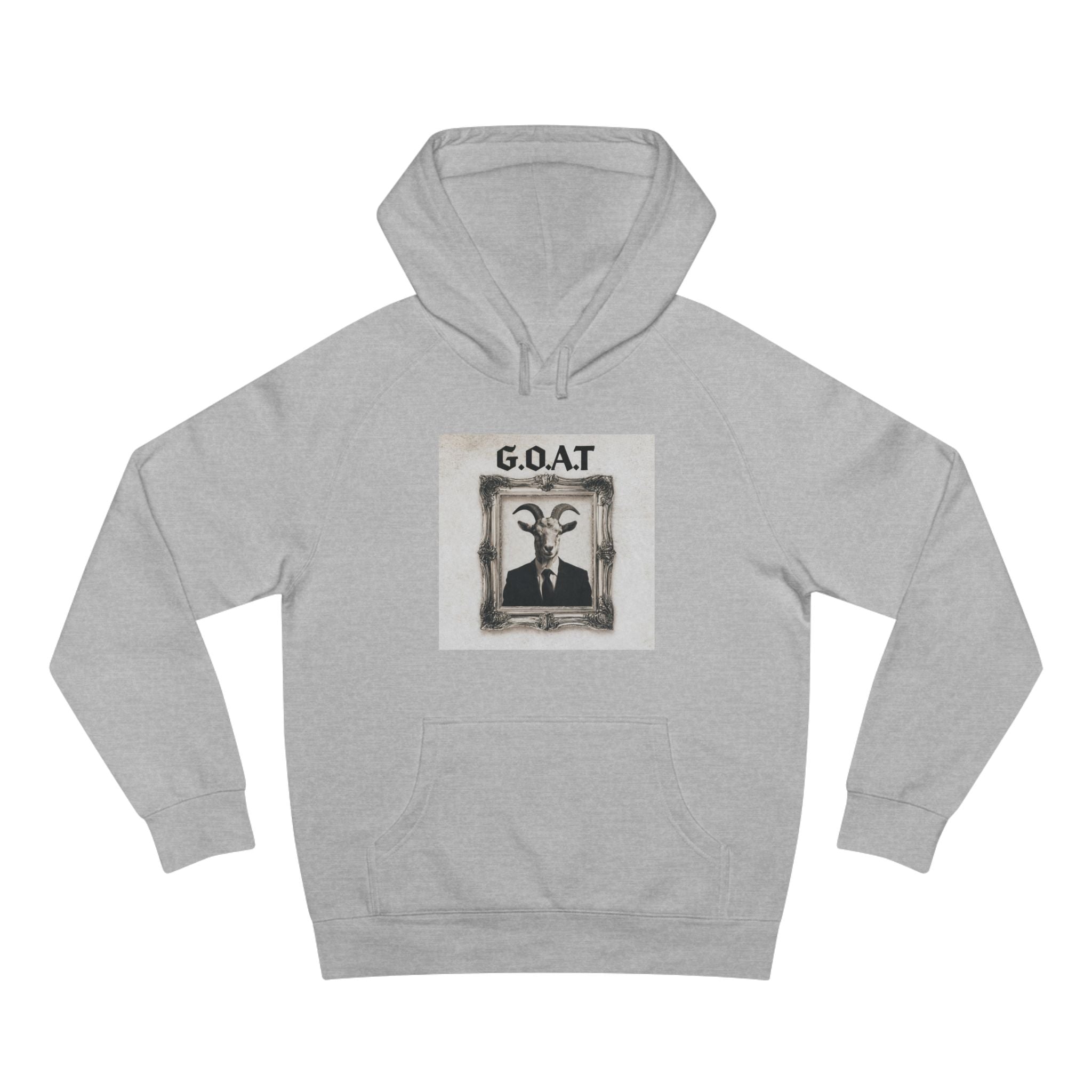 G.O.A.T. Portrait Hoodie — Vintage Goat Art Pullover